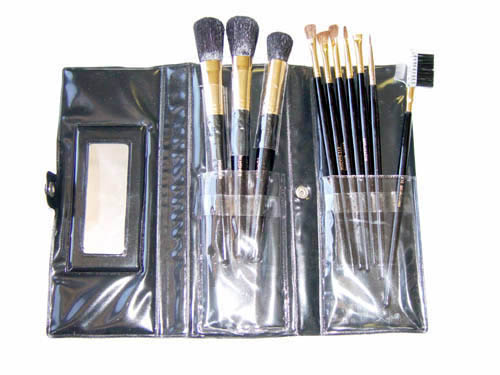 10pc. Make-up Brush Set (Vinyl Kit)