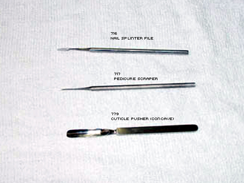 Splinter File, Scraper, Cuticle Pusher